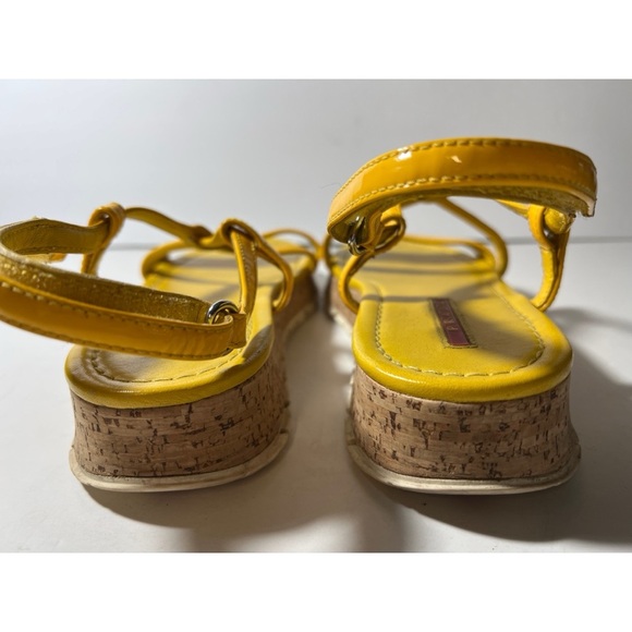 Prada Yellow Strappy Sandals - Picture 5 of 9